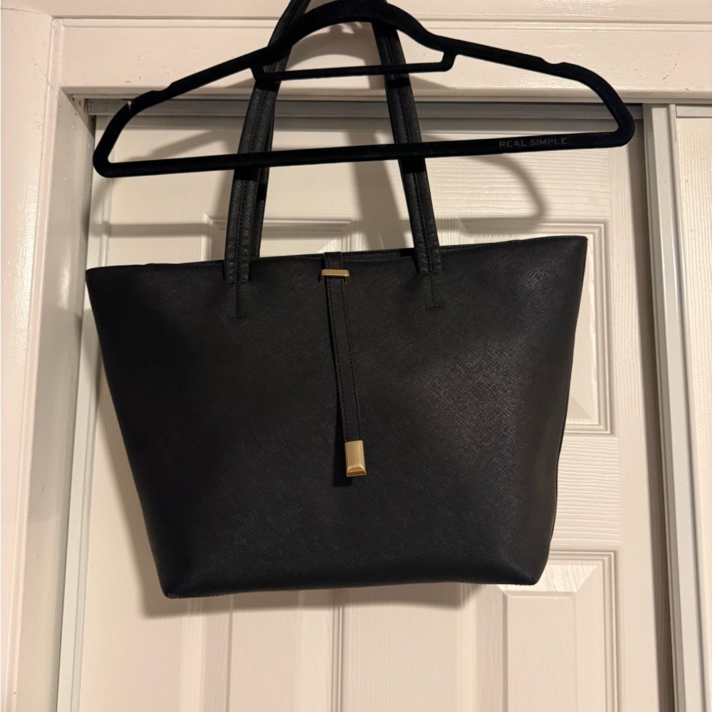Elegant Black Tote Bag
